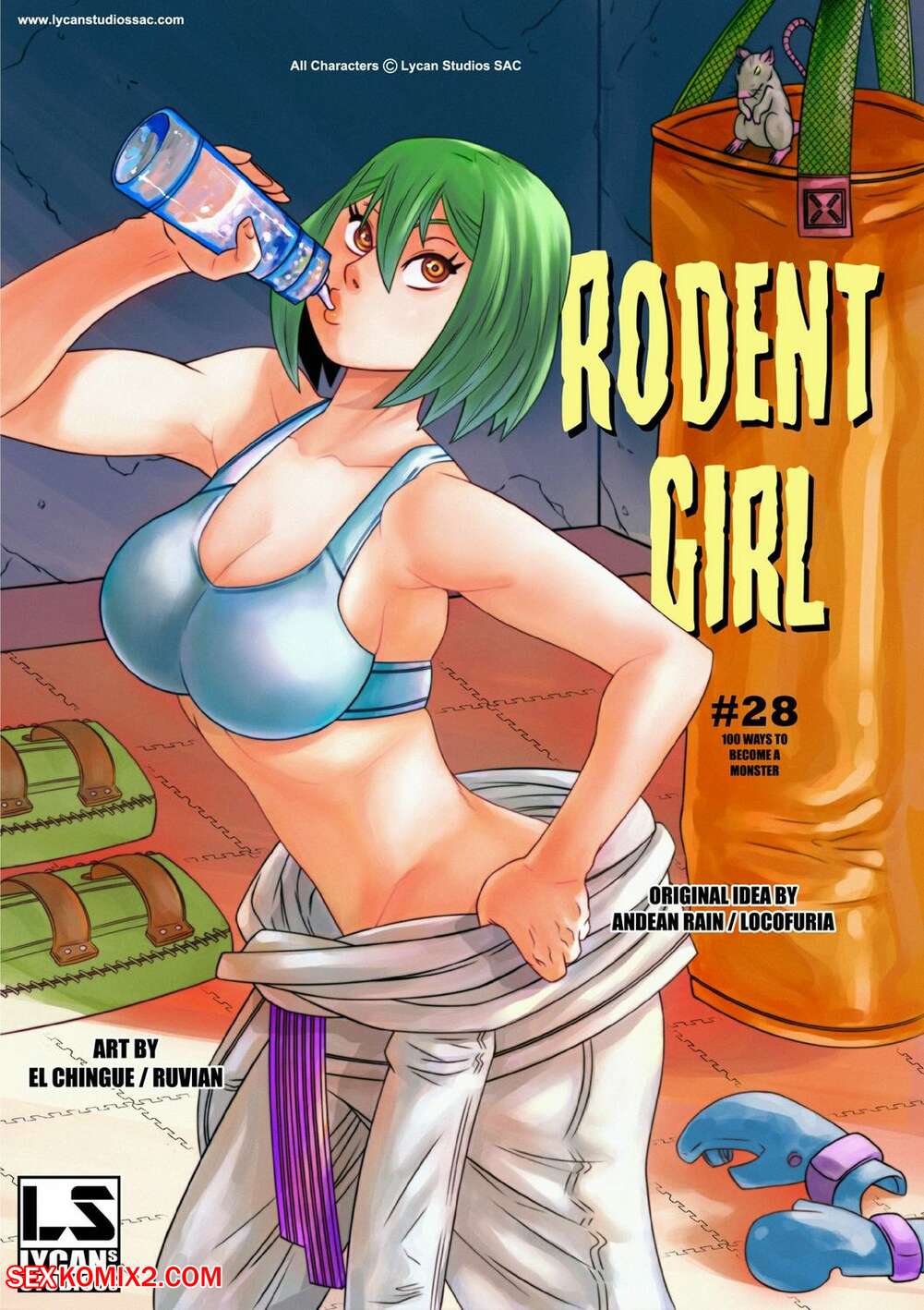 Porn comics 100 ways to become a monster. Rodent Girl