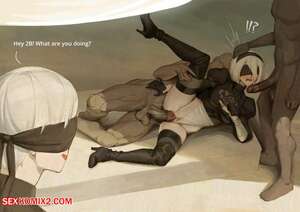 Porn comics 2B has an oil leak. Nier Automata. Wjs07