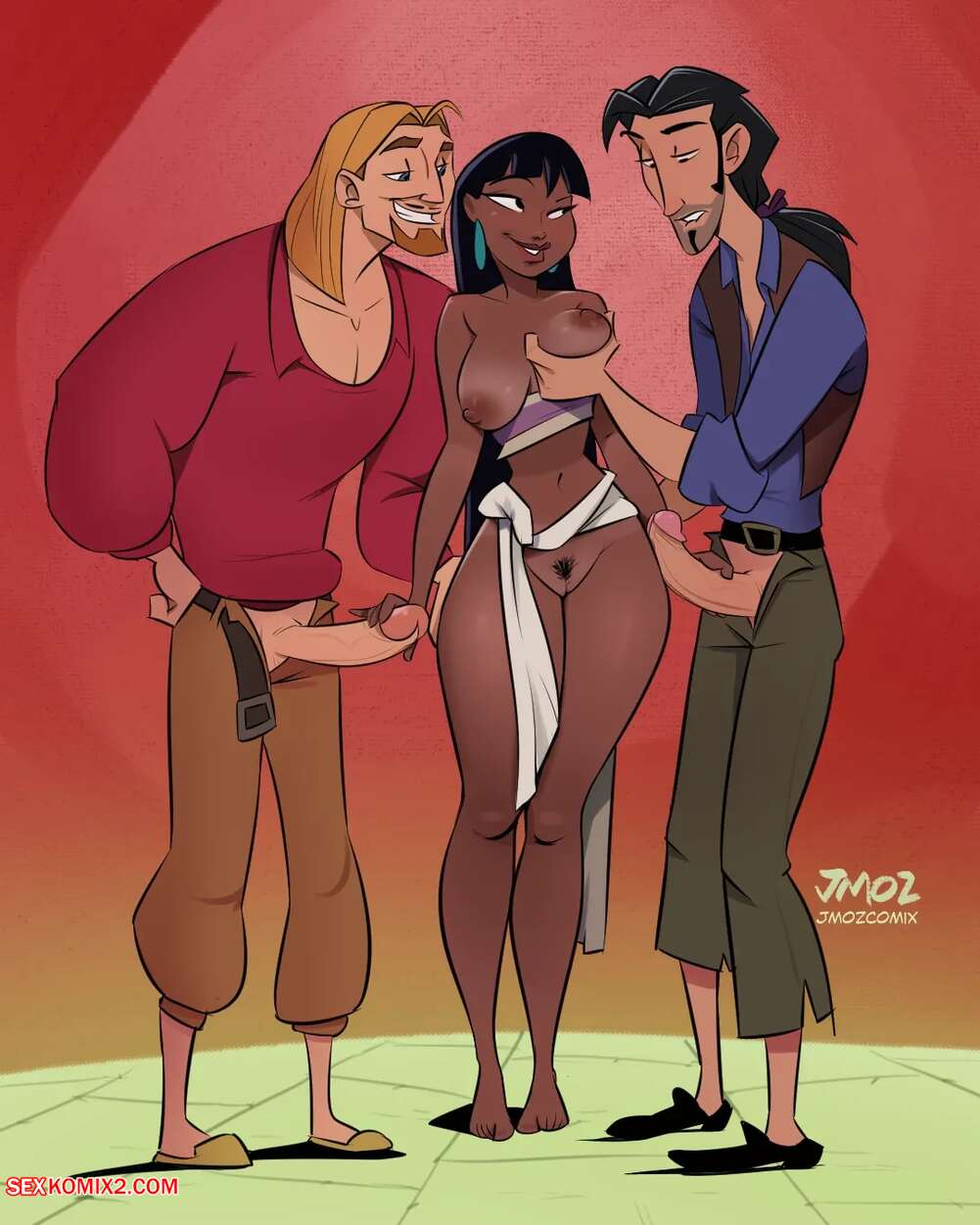 Porn comics 3some to El dorado. the road to el dorado. jmoz