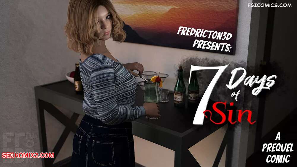 Porn comics 7 Days of Sin. Chapter 1. Fredricton3D
