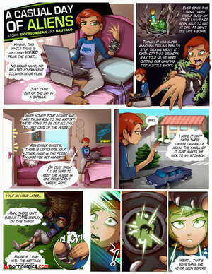 Porn comics A Casual Day of Aliens. Nauyaco