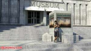 Porn comics A Day At The Museum. Leonox.