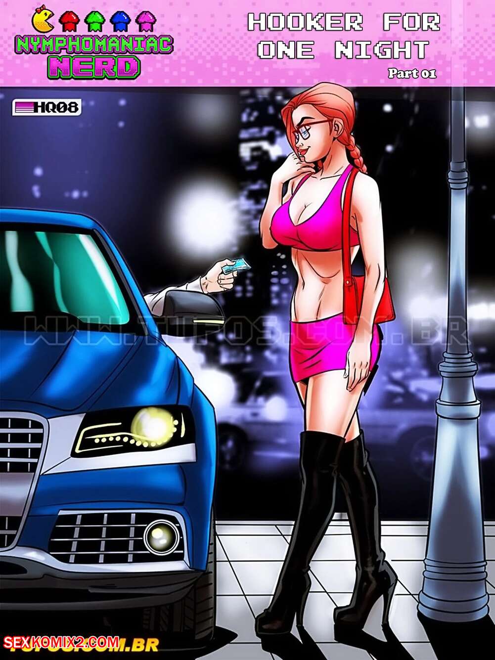 Porn comics A Nympho Nerd. Chapter 8. WC TF