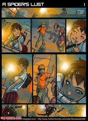 Porn comics A Spiders Lust. Chapter 1. SpiderMan. Ganassa.
