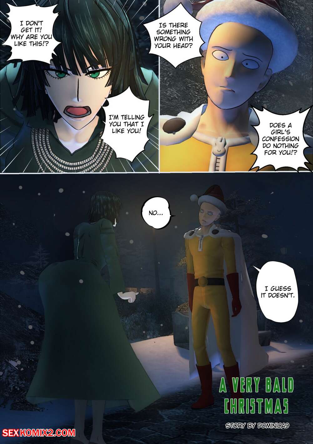 Porn comics A very bald christmas. Dominica9