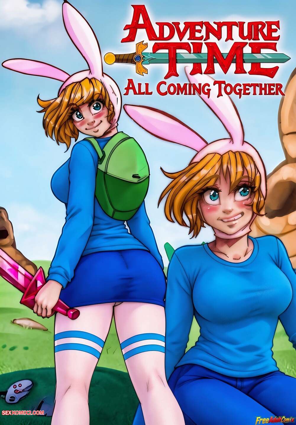 Porn comics Adventure Time. All Coming Together. Chesare