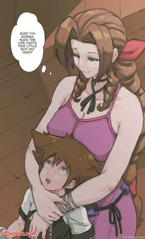 Porn comics Aerith and Sora. Tyrone