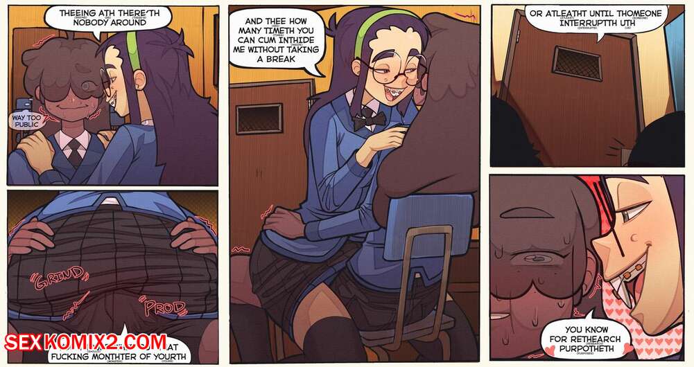 Porn comics Afterclass Research. Zamoshvik