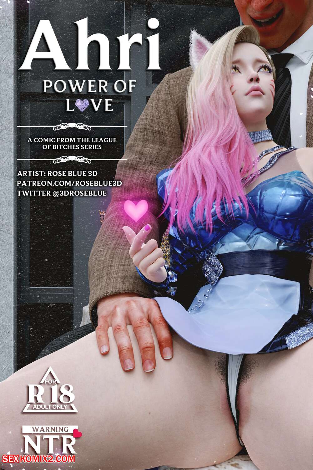 Porn comics Ahri Power Of Love. Chapter 3. Rose Blue 3D.