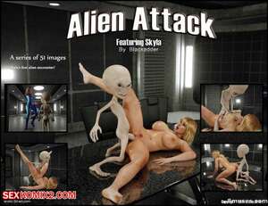 Porn comics Alien Attack
