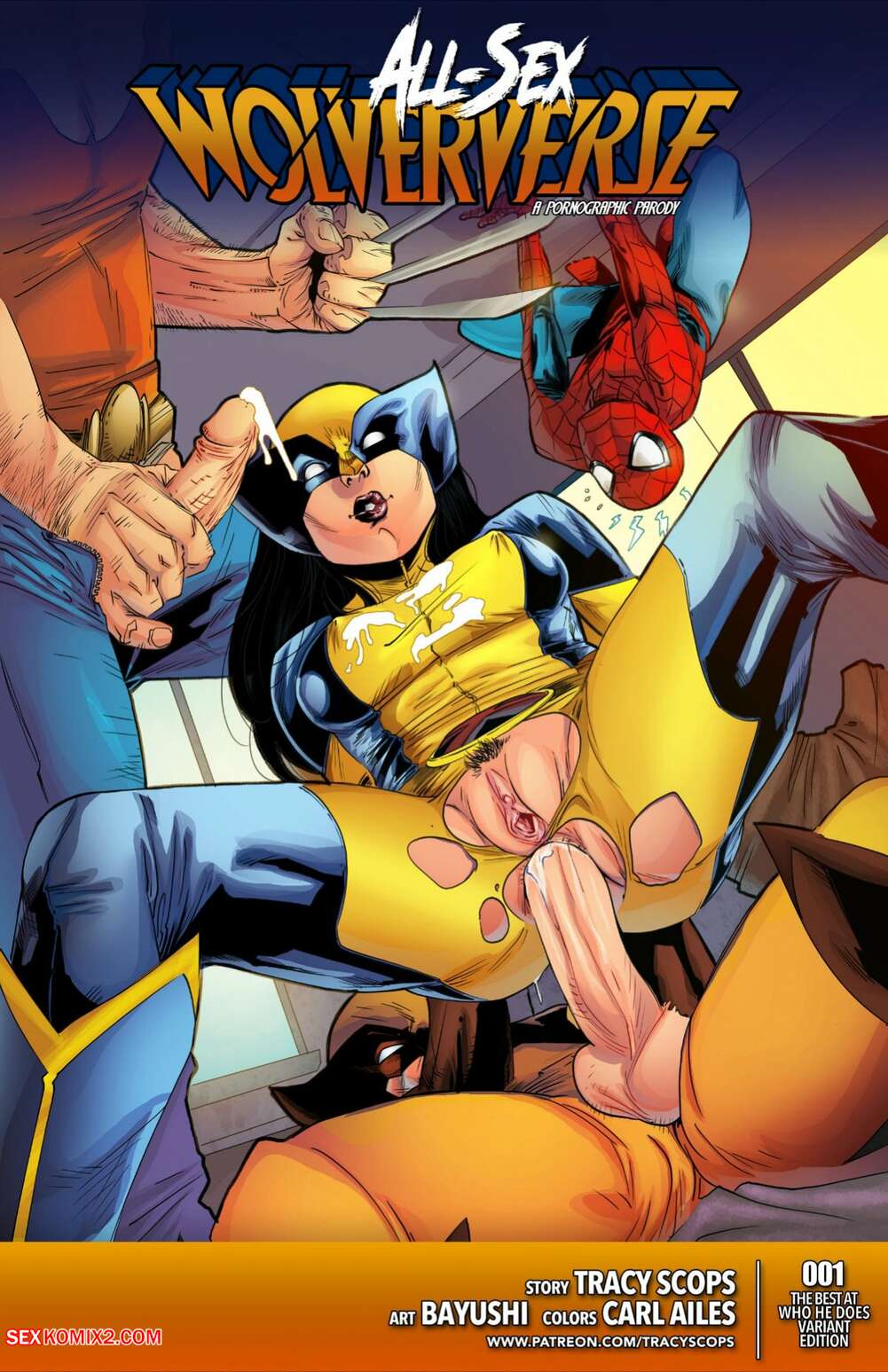 Porn comics All Sex Wolverine. X Men. Tracy Scops.