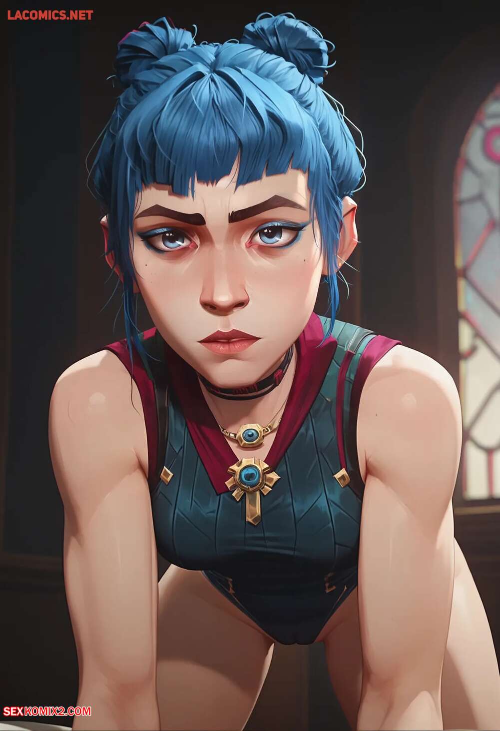 Porn comics Alternative Maid Jinx. Scarlet Meow