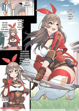 Porn comics Amber. Zoku Genshin Impact