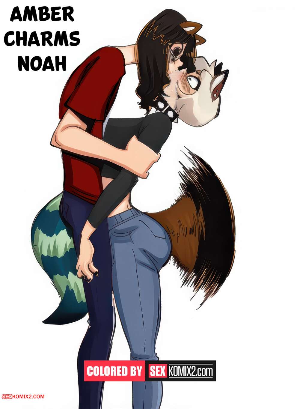 Porn comics Amber Charms Noah. Colored. PeculiArt.