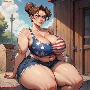 Porn comics American Flag Bikini. SuperSkank88