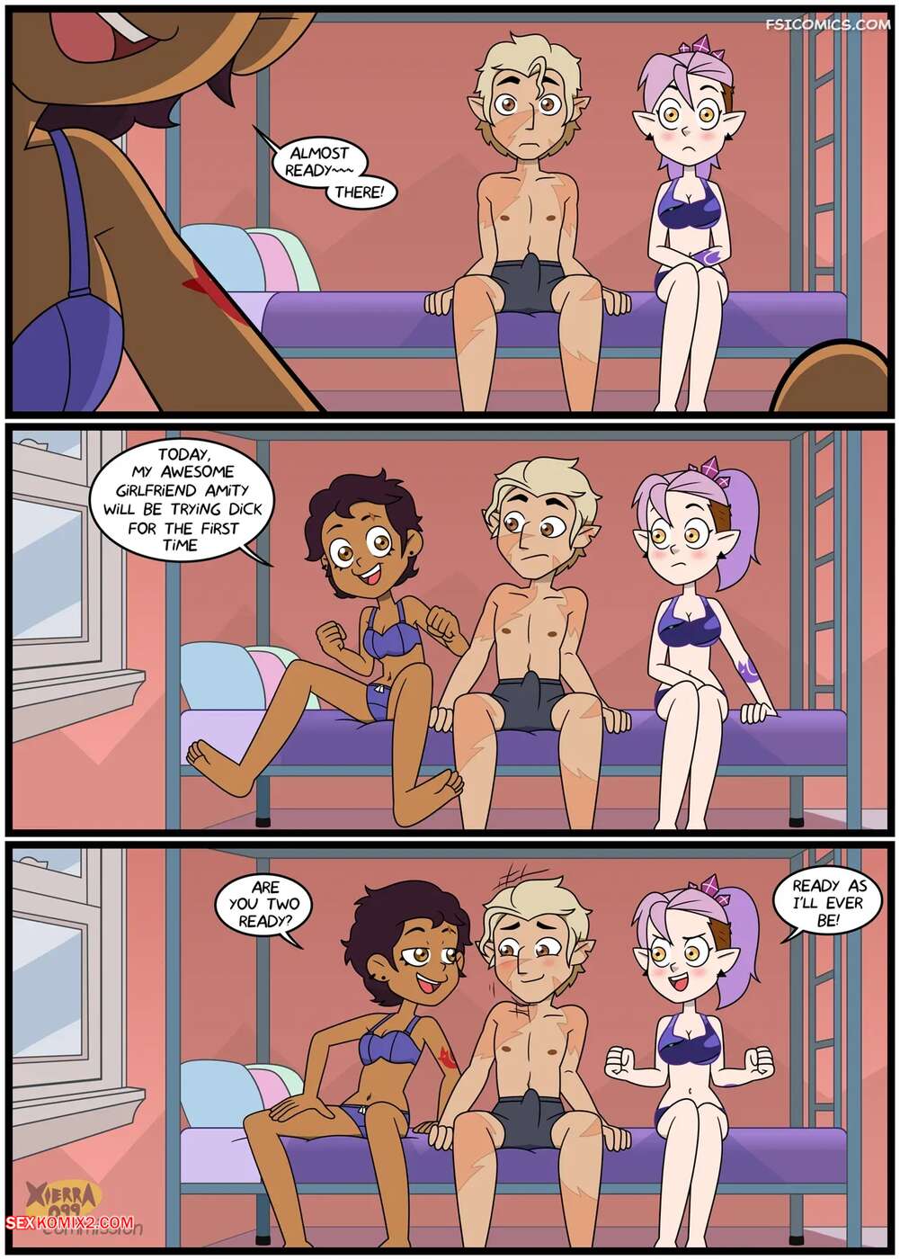 Porn comics Amity Tries Dick For The First Time. Xierra099