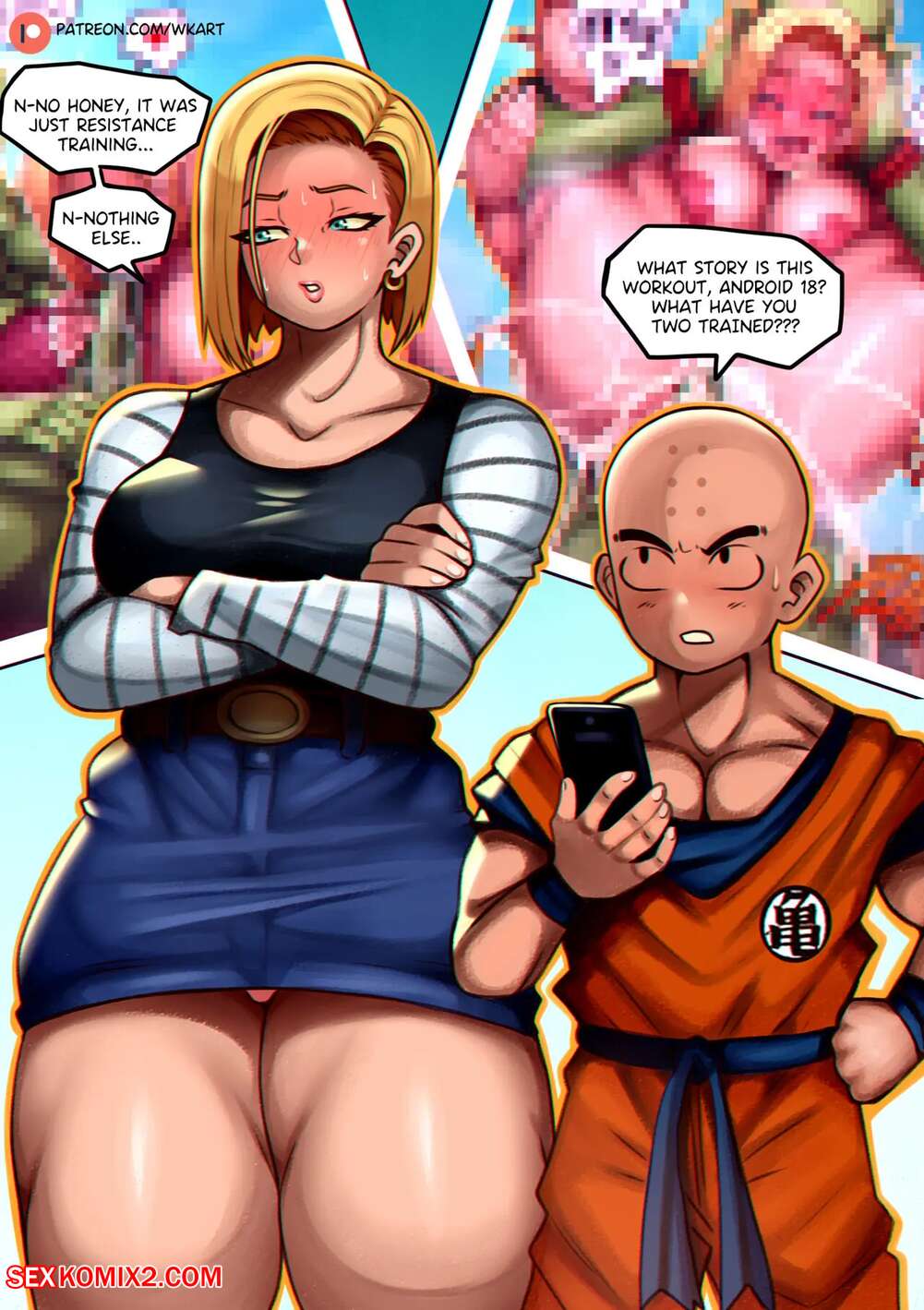 Porn comics Android 18. Wk Art