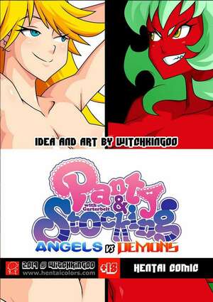 Porn comics Angels Vs. Demons. Panty And Stocking With Garterbelt.