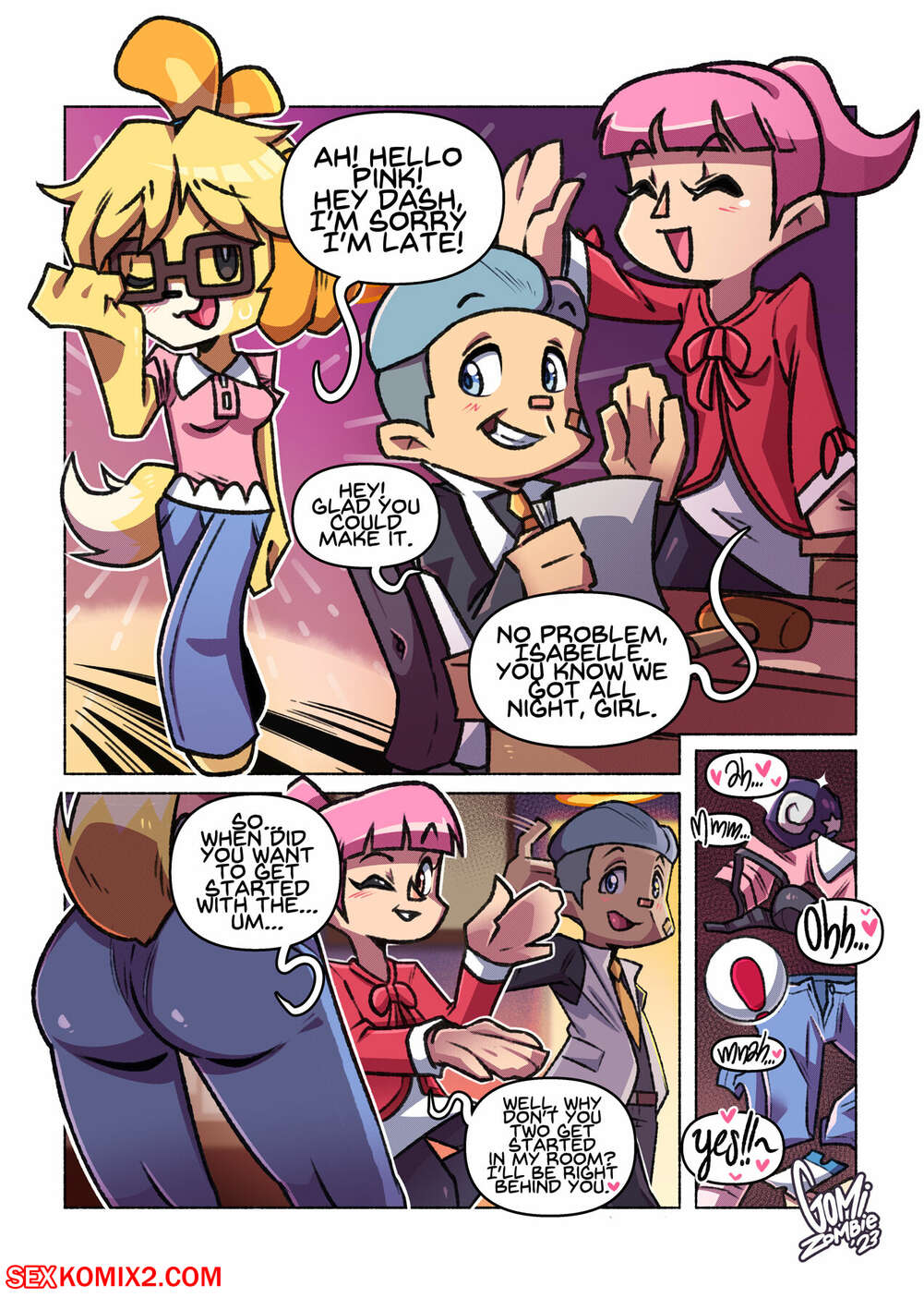 Porn comics Animal Crossing Comic. SkaJrZombie