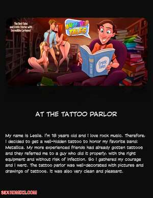 Porn comics Animated Tales. WC TF. AT THE TATTOO PARLOR