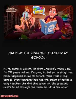 Porn comics Animated Tales. WC TF. CAUGHT FUCKING THE TEACHER AT SCHOOL