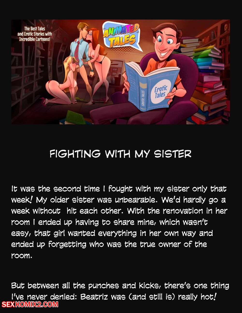 Porn comics Animated Tales. WC TF. FIGHTING WITH MY SISTER