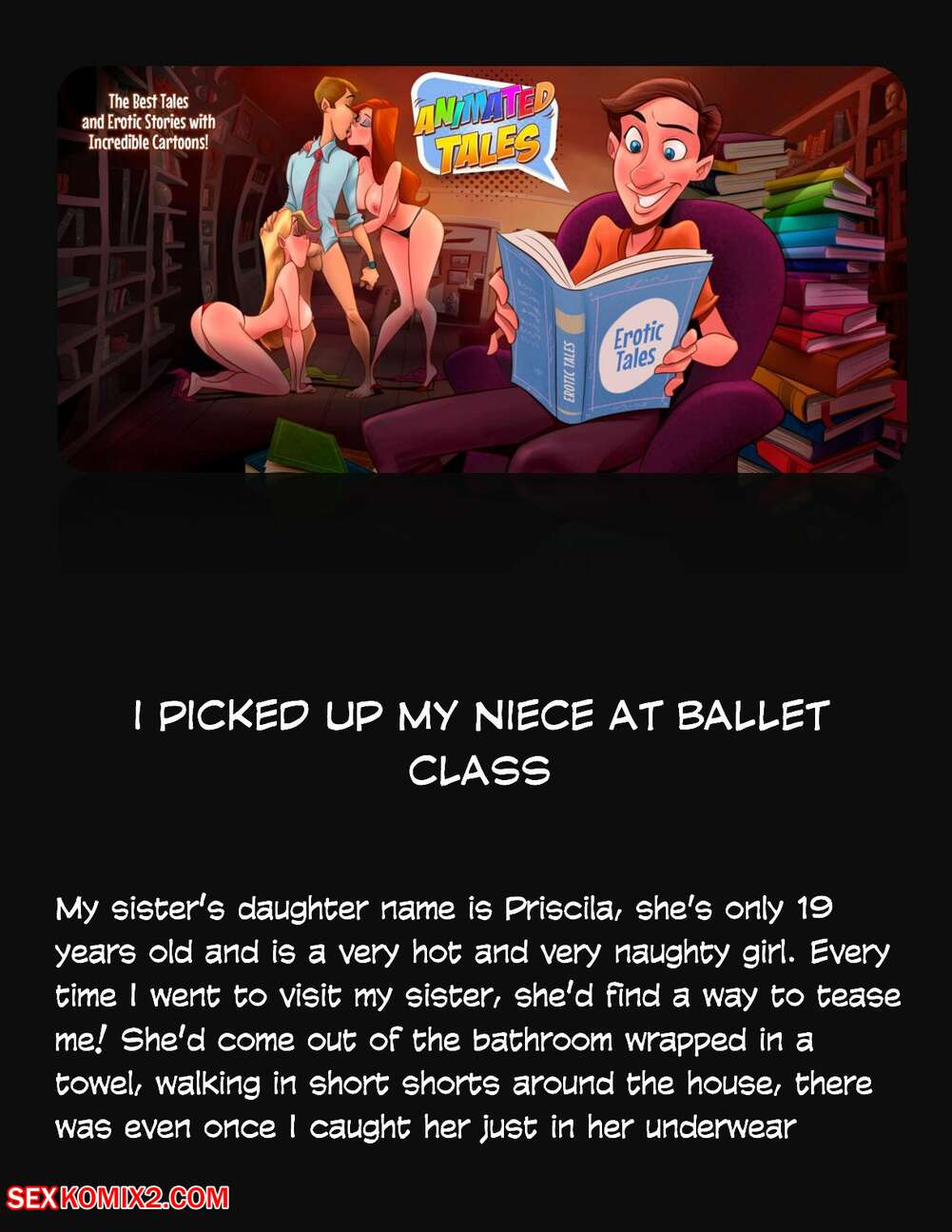 Porn comics Animated Tales. WC TF. I PICKED UP MY NIECE AT BALLET CLASS