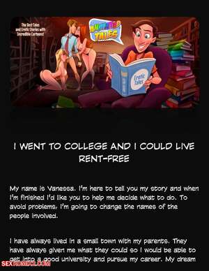 Porn comics Animated Tales. WC TF. I WENT TO COLLEGE AND I COULD LIVE RENTFREE