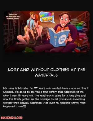 Porn comics Animated Tales. WC TF. LOST AND WITHOUT CLOTHES AT THE WATERFALL