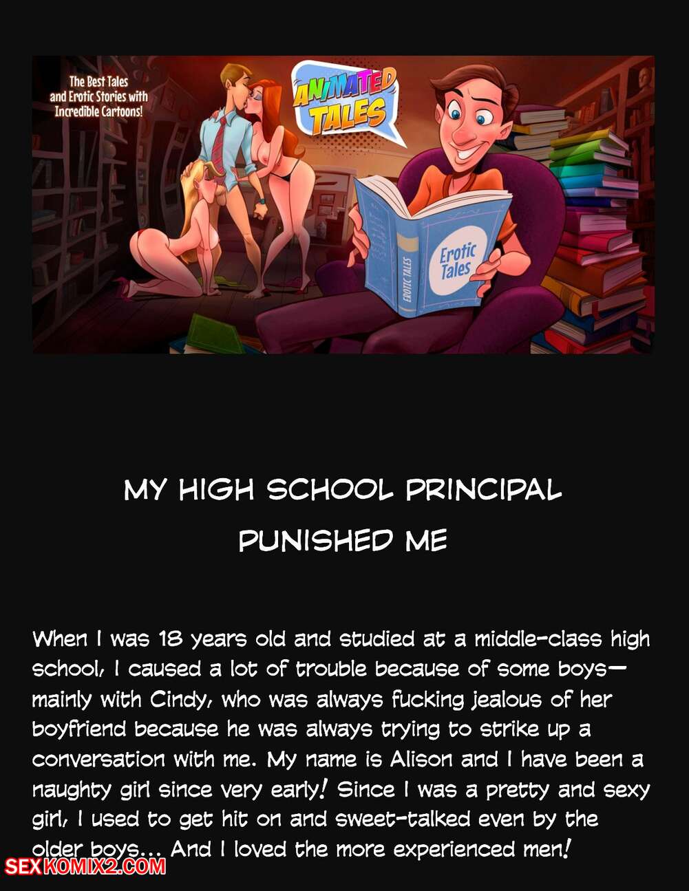 Porn comics Animated Tales. WC TF. MY HIGH SCHOOL PRINCIPAL PUNISHED ME