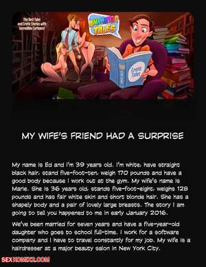 Porn comics Animated Tales. WC TF. MY WIFES FRIEND HAD A SURPRISE