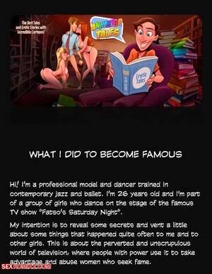 Porn comics Animated Tales. WC TF. WHAT I DID TO BECOME FAMOUS