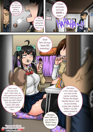 Porn comics Annoying Sister Needs to Be Scolded. Matome. Part 11-15.