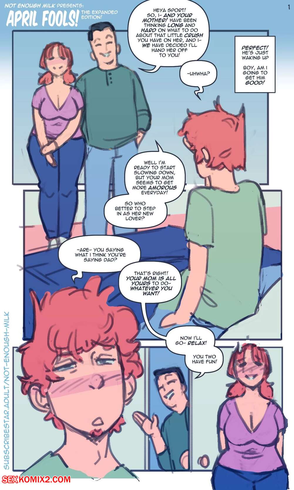 Porn comics April Fools. NotEnoughMilk.