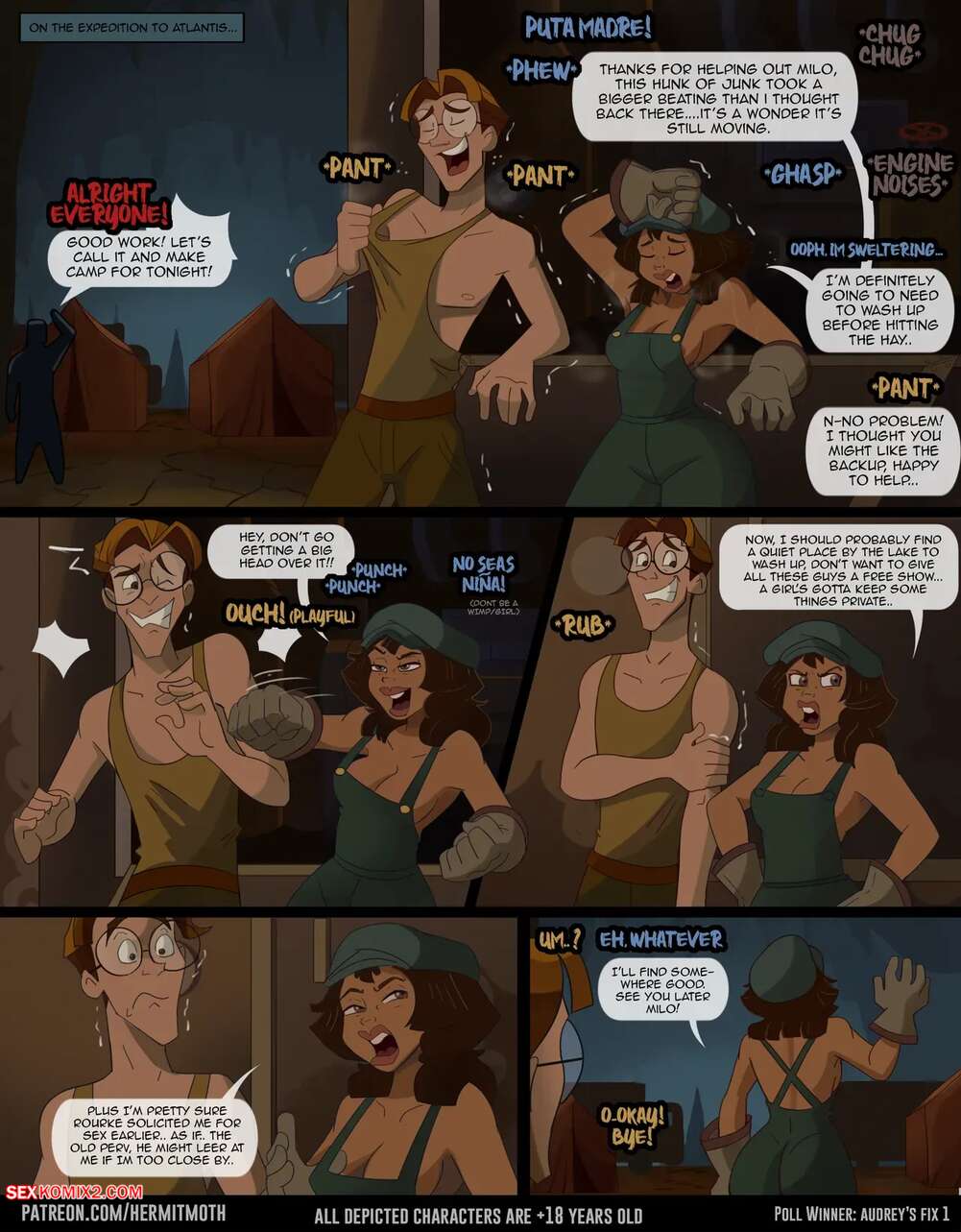 Porn comics Audreys Fix. Atlantis. The Lost Empire. HermitMoth
