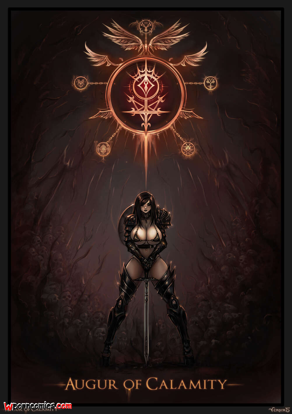 Porn comics Augur of Calamity. Vempire