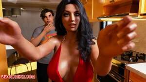 Porn comics Aunty Getting Fucked in the Kitchen. DeepSleep.