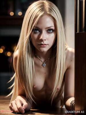 Porn comics Avril Lavigne. Lingerie Sportswear. QuantumAI