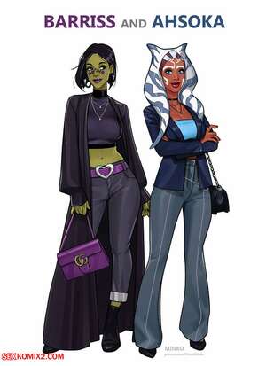 Porn comics Barriss and Ahsoka. Chapter 1. Star Wars. Olena Minko.