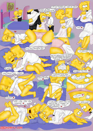 Porn comics Barts Bride. The Simpsons