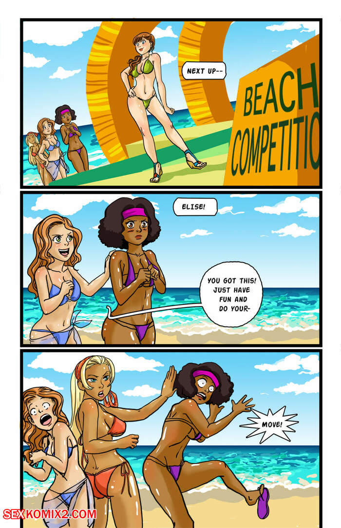 Porn comics Beach Competition