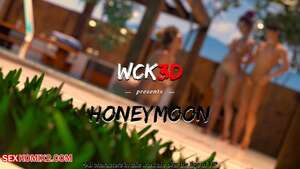 Porn comics Between us. Honeymoon. Wck3D