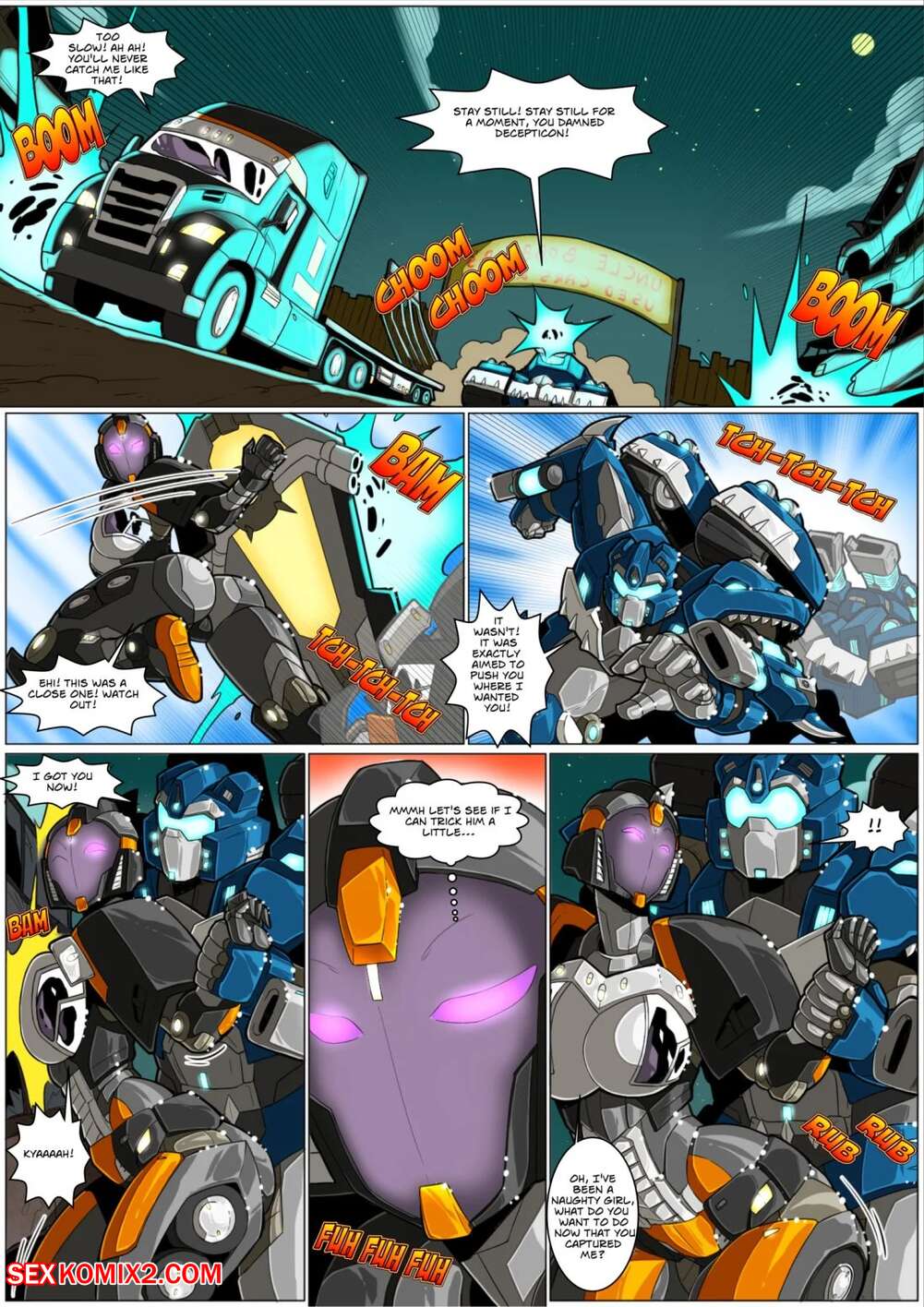Porn comics Black Betty vs FrostBites. Chapter 1. Transformers. MADProject.