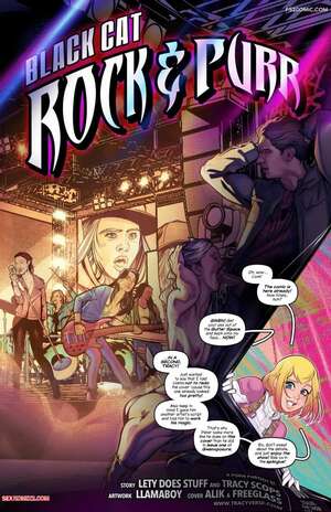 Porn comics Black Cat. Rock and Purr. Tracy Scops