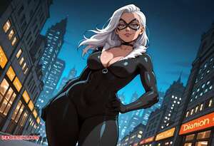 Porn comics Black Cat x BBC. Floxin