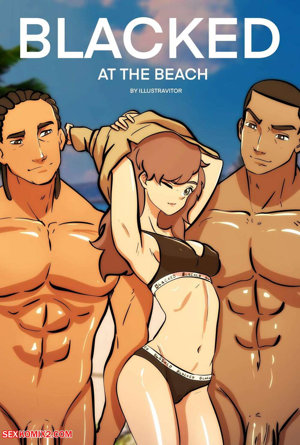 Porn comics Blacked at the Beach. Illustravitor