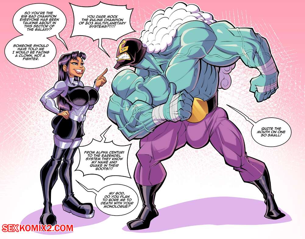 Porn comics Blackfire Versus Rasslor. Teen Titans. Fontez.