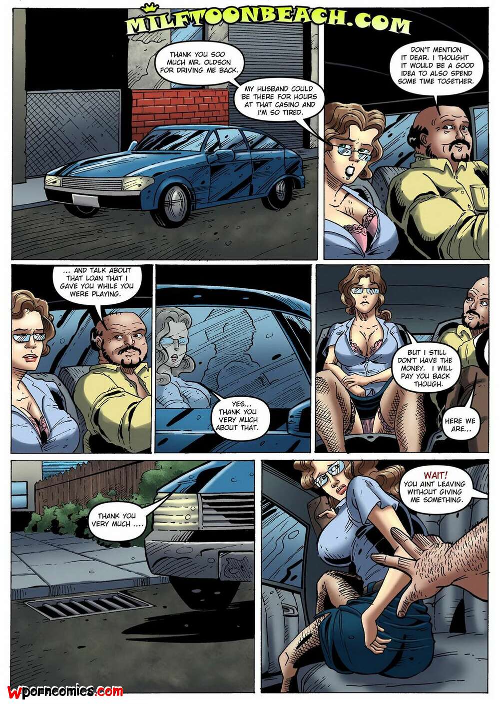 Porn comics Blackmail. Chapter 1. MILFToon.
