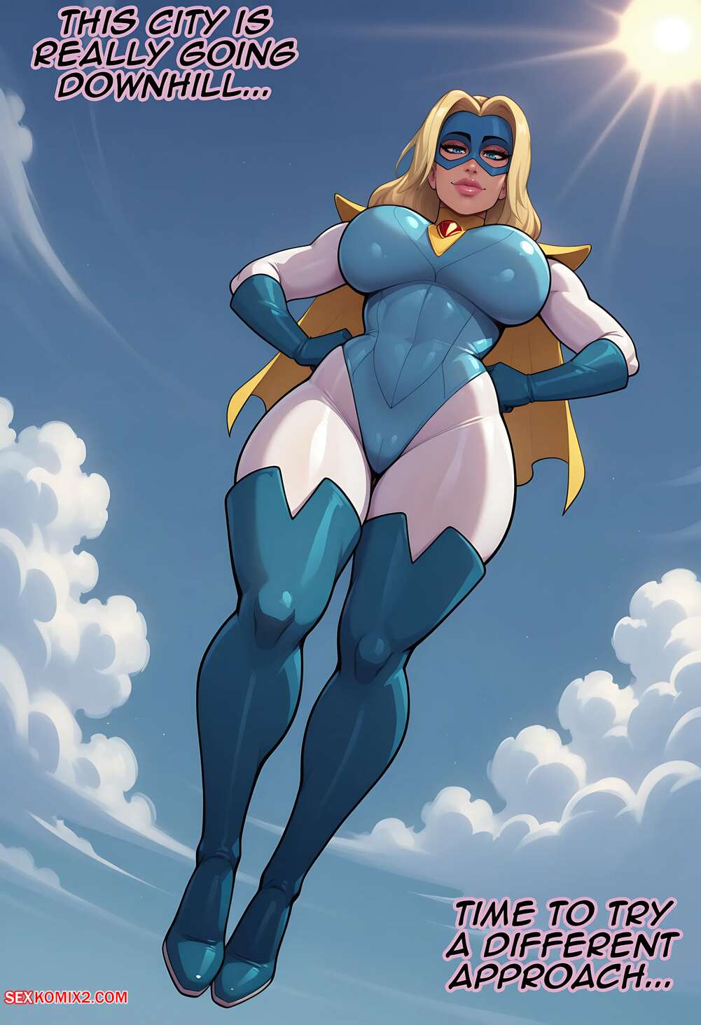 Porn comics Blonde Blazer Keeping the thungs off the streets. Dartzai