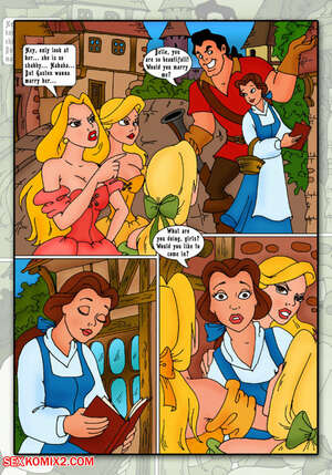 Porn comics Blondy triplet. Beauty and the Beast.
